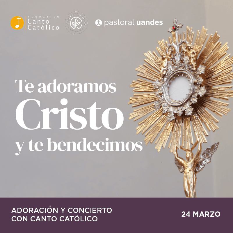 Te adoramos Cristo y te bendecimos image}